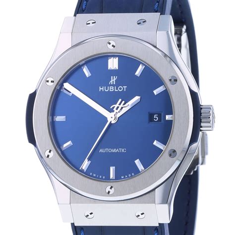 hublot classic fusion titanium blue tifanny|hublot classic fusion classico.